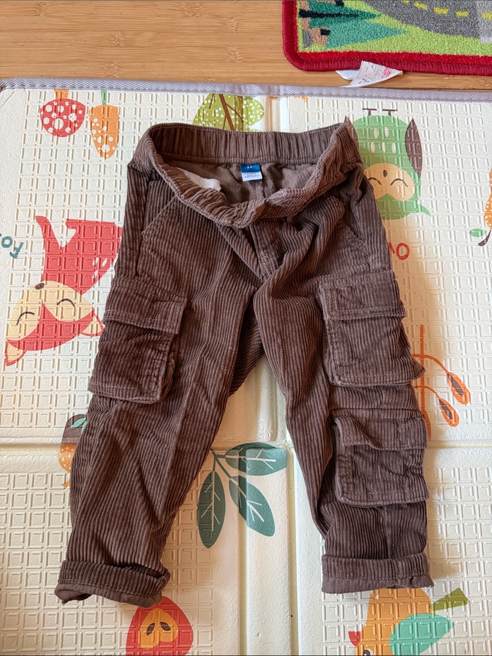 Old Navy Brown Corduroy Cargo Pants - Kids